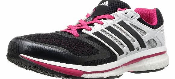 adidas  Supernova Glide Boost Ladies Running Shoes - Black/White/Purple - UK7