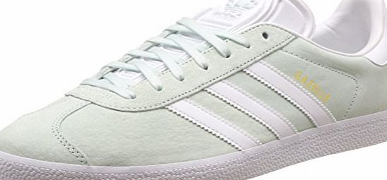 adidas  Unisex Adults Gazelle Low-Top Sneakers, Green (Ice Mint/White/Gold Met.), 8 UK 42 EU