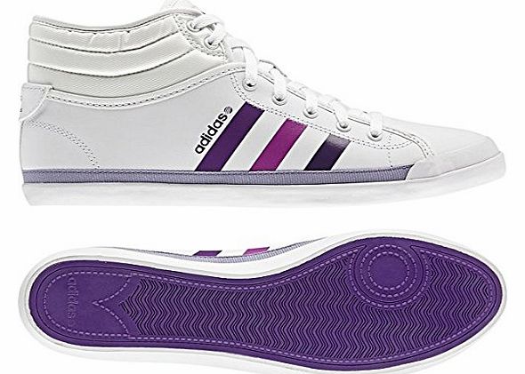 adidas  Womens Neo EZ QT MID W Womens Trainers Fashion Ladies Casual Shoes White/Purple UK 3.5 4 4.5 5 5.5 6 6.5 7 7.5 NEW G52867 (UK4 / EU36 2/3)