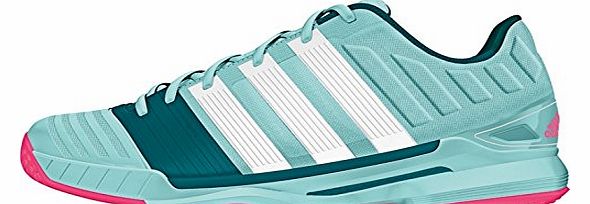 adiPower Stabil 11 Ladies Court Shoes, Teal, UK7