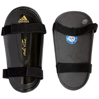 Adidas adiPURE Lite Shinpads - Black/Metallic Gold.