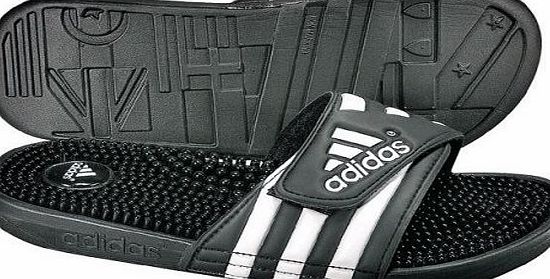 adidas Adissage, Mens Beach amp; Pool Shoes, Black - Schwarz (Black/Black/Running White Ftw), 9 UK