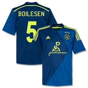 Ajax Away Boilesen Shirt 2014 2015 (Fan Style