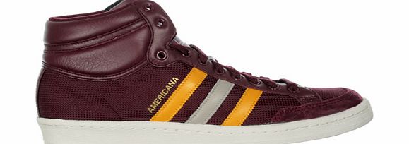 Adidas Americana High 88 Light Maroon Mesh
