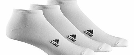 Adidas Ankle Socks, Pack of 3, White