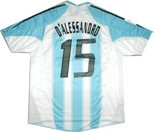 Adidas Argentina home (DAlessandro 15) 04/05