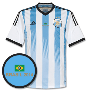 Adidas Argentina Home Shirt 2014 2015 Inc Free Brazil