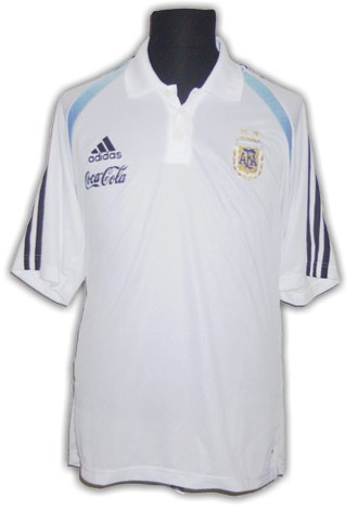 Adidas Argentina Player Issued Polo shirt 04/05