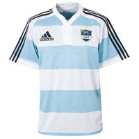 Adidas Argentina Rugby Shirt - Argentina Blue/White.