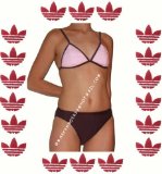 Adidas B Bars Tri Bikini Size 42 UK 16 Pink