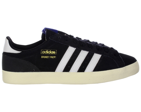 Adidas Basket Profi Lo Black/Ecru Suede Trainers