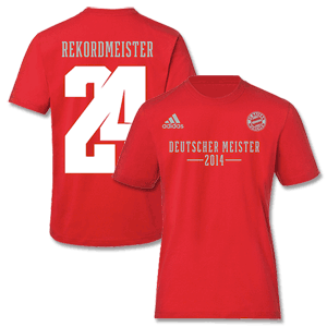 Adidas Bayern Munich Bundesliga Champions T-Shirt 2013