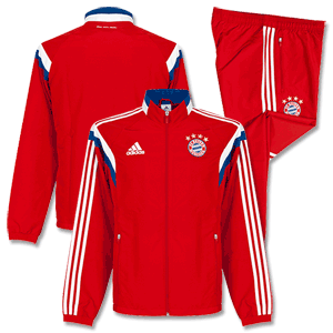 Adidas Bayern Munich Red Presentation Suit 2014 2015