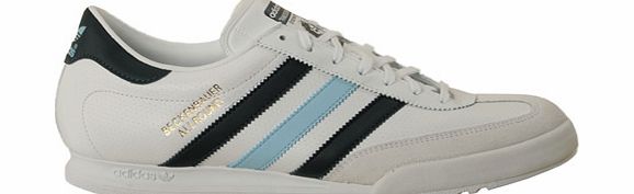 Beckenbauer White/Navy/Sky Leather Trainers