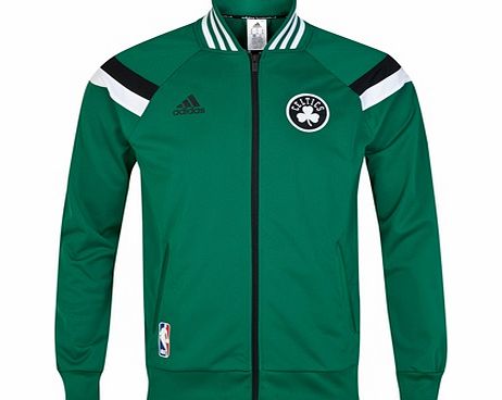 Adidas Boston Celtics Winter Hoops Anthem Jacket Green