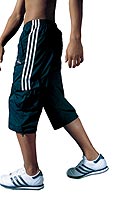adidas Boys &frac34; 3-Stripe Pants