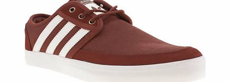 Adidas Burgundy Seeley Summer Trainers