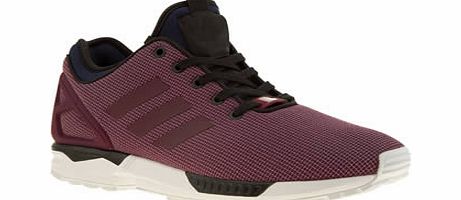 Adidas Burgundy Zx Flux Nps Trainers