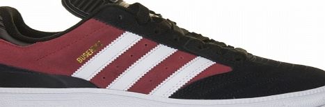 Adidas Busenitz Red/Black/White Suede Trainers