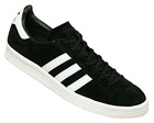 Campus 80s Black/White Suede Trainers