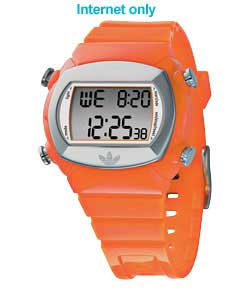 adidas Candy Orange Digital Chronograph Watch