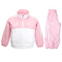 Adidas Chelsea 3 Stripe Training Tracksuit - Pink/White