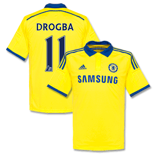 Chelsea Away Drogba No.11 Shirt 2014 2015