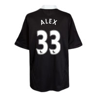 Chelsea Away Shirt 2008/09 with Alex 33 printing