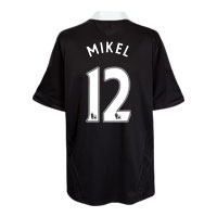 Adidas Chelsea Away Shirt 2008/09 with Mikel 12 printing.