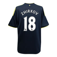 Adidas Chelsea Away Shirt 2009/10 with Zhirkov 18
