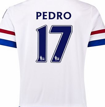 Adidas Chelsea Away Shirt 2015/16 White with Pedro 17
