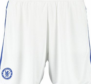 Adidas Chelsea Away Shorts 2015/16 - Kids White S11662