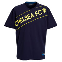 Adidas Chelsea Diagonal T-Shirt - Navy.