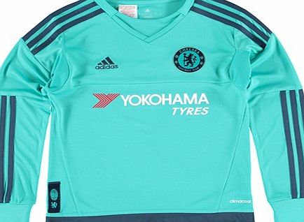 Adidas Chelsea Goalkeeper Shirt 2015/16 - Kids Green