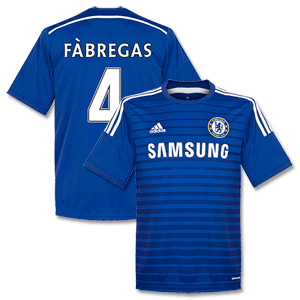 Chelsea Home Fabregas Shirt 2014 2015
