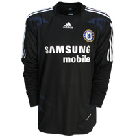 Adidas Chelsea Home Goalkeeper Shirt 2007/08 with Cech