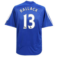 Adidas Chelsea Home Shirt 2006/08 - Kids with Ballack