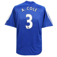 Adidas Chelsea Home Shirt 2006/08 with A. Cole 3