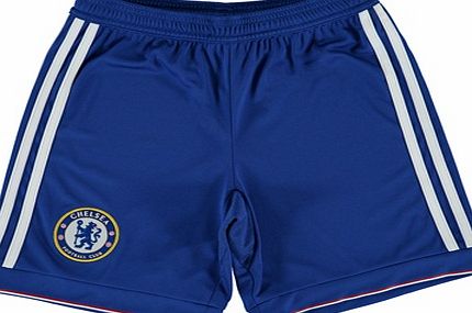 Adidas Chelsea Home Shorts 2015/16 - Kids Blue S11630