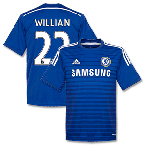 Chelsea Home Willian Shirt 2014 2015