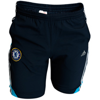 Chelsea Record Shorts - Dark Navy/Cyan - Kids.