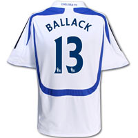 Adidas Chelsea Third Shirt 2007/08 with Ballack 13