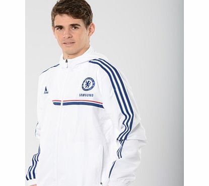 Adidas Chelsea Training Presentation Jacket White G89690