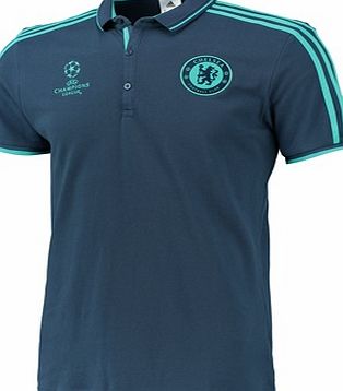 Adidas Chelsea UCL Training Polo Blue S12108
