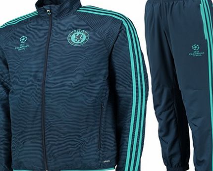 Adidas Chelsea UCL Training Presesntation Suit Blue