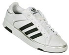Adidas Court One S White/Black Leather Trainers