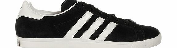 Court Star Black/White Suede Trainers