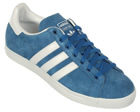 Court Star Blue/White Suede Trainers
