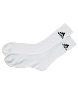 Adidas Crew Sock White - Size 8.5 - 11