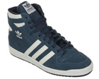 Adidas Decade OG Mid Blue/White Suede Trainers